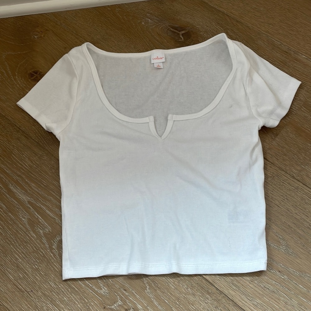 white top